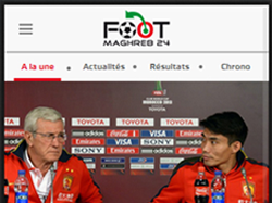 Site mobile Foot maghreb 24